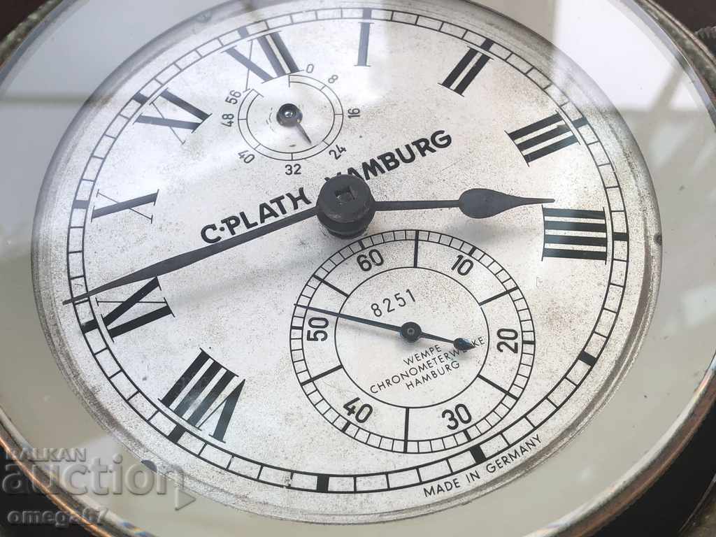 Θαλάσσιος χρονογράφος CARL PLATH Γερμανία Θαλάσσιος χρονογράφος CARL PLATH Γερμανία
