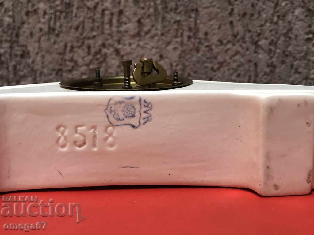 Porcelain desktop clock / inch of the XXth / - 6 Porcelain desktop clock / inch of the XXth / - 6