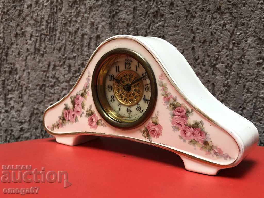 Porcelain desktop clock / inch of the XXth / - 7 Porcelain desktop clock / inch of the XXth / - 7