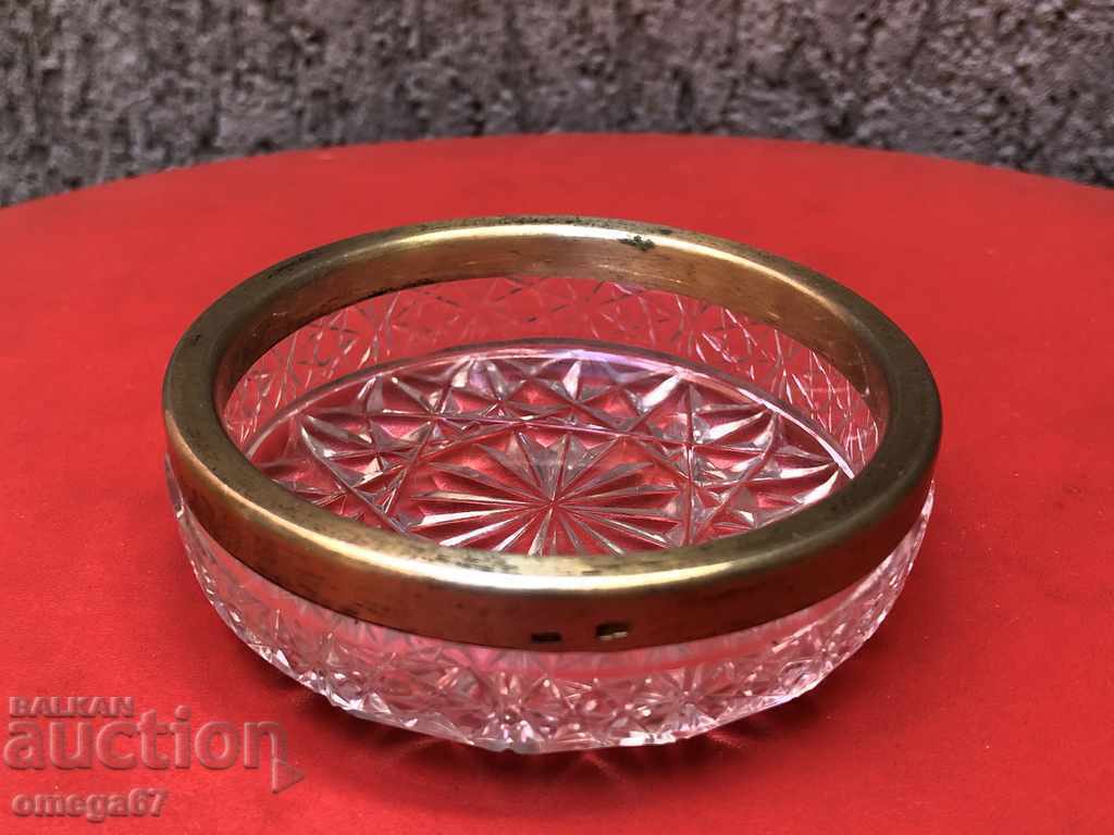 Κρυστάλλινο και ασημένιο σερβίρισμα μαύρου χαβιαριού - ΕΣΣΔ - 5