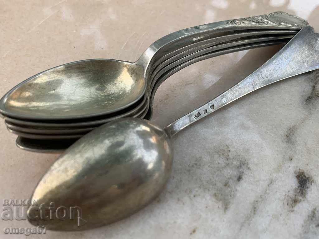 Silver tea / coffee spoons - 6 Silver tea / coffee spoons - 6