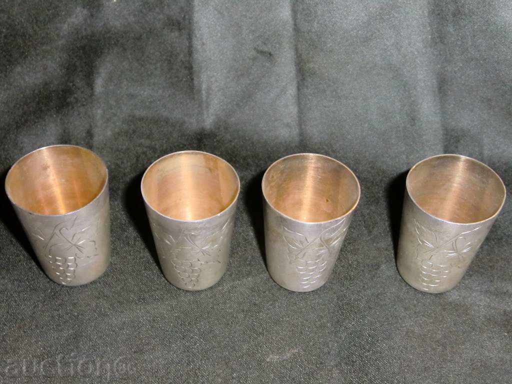 Auction 4 pcs. SILVER CHAINS - RUSSIA Auction 4 pcs. SILVER CHAINS - RUSSIA