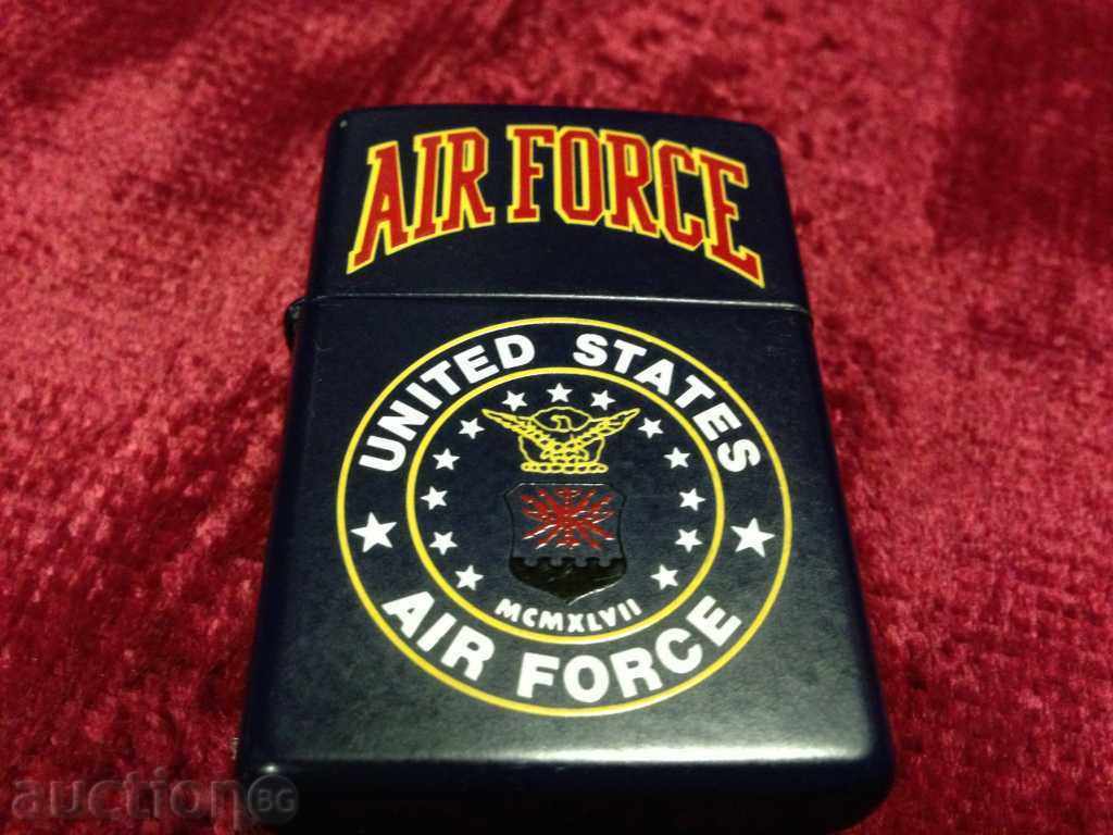 Запалка ZIPPO U.S.S.NAVY AIR FORCE-solid brass