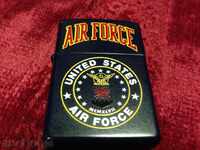 Zippo U.S.S.NAVY AIR FORCE Lighter-solid brass