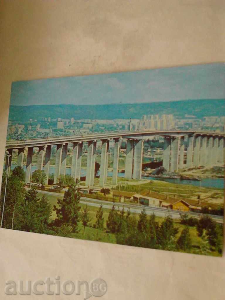 Postcard Varna Asparuhov Bridge