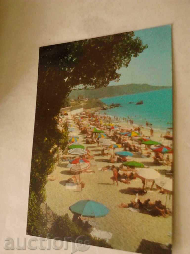 παραλία Καρτ ποστάλ Druzhba 1966