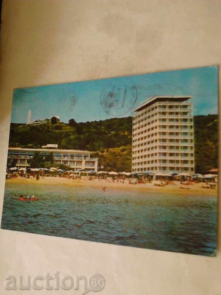 Postcard Golden Sands Beach and Hotel Berlin