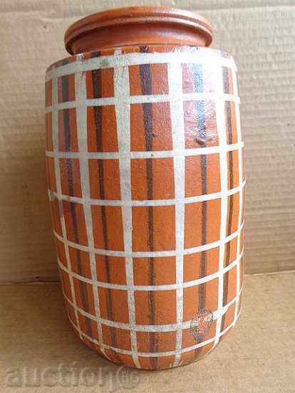 Borcan vechi din ceramică, ulcior, vază, ceramică - 7