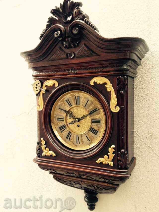 Стенен часовник Friedrich Mauthe от 19в. в стил Rococo - 5 Стенен часовник Friedrich Mauthe от 19в. в стил Rococo - 5