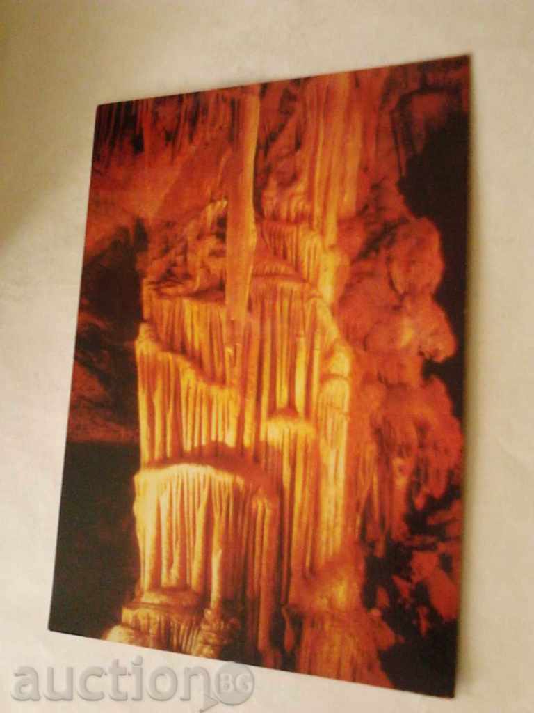 Пощенска картичка Брестница Пещера Съева дупка Бялата колона