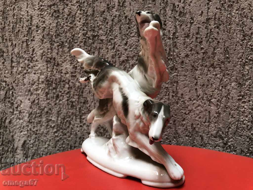 Exquisite Porcelain Composition-Greyhounds with price 188.00 BGN | € 96.12 Exquisite Porcelain Composition-Greyhounds with price 188.00 BGN | € 96.12