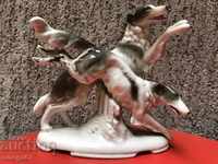 Exquisite Porcelain Composition-Greyhounds