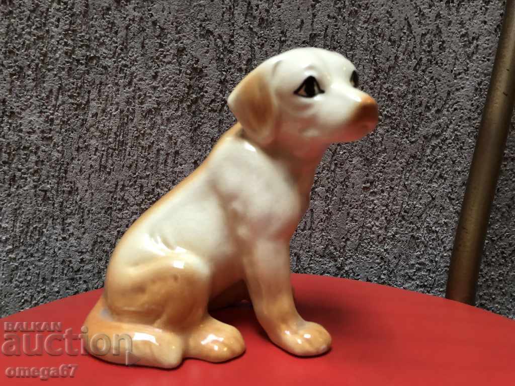 Porcelain figure of puppy with price 33.00 BGN | € 16.87 Porcelain figure of puppy with price 33.00 BGN | € 16.87