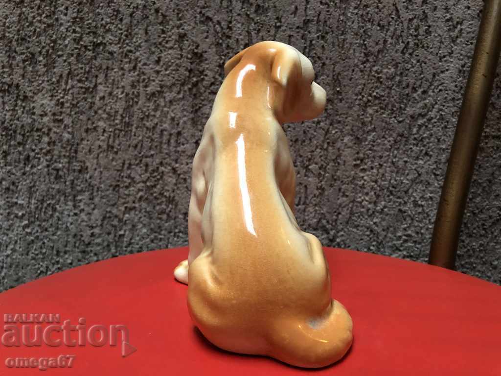 Auction Porcelain figure of puppy Auction Porcelain figure of puppy