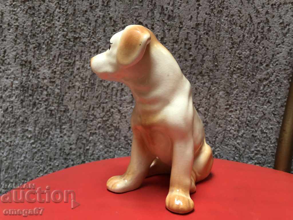 Порцеланова фигура на кученце - 5