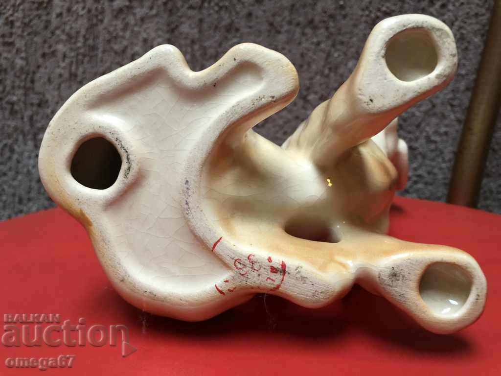 Порцеланова фигура на кученце - 7