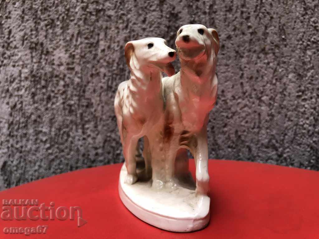 Porcelain figure composition Greyhound greyhounds with price 122.00 BGN | € 62.38 Porcelain figure composition Greyhound greyhounds with price 122.00 BGN | € 62.38
