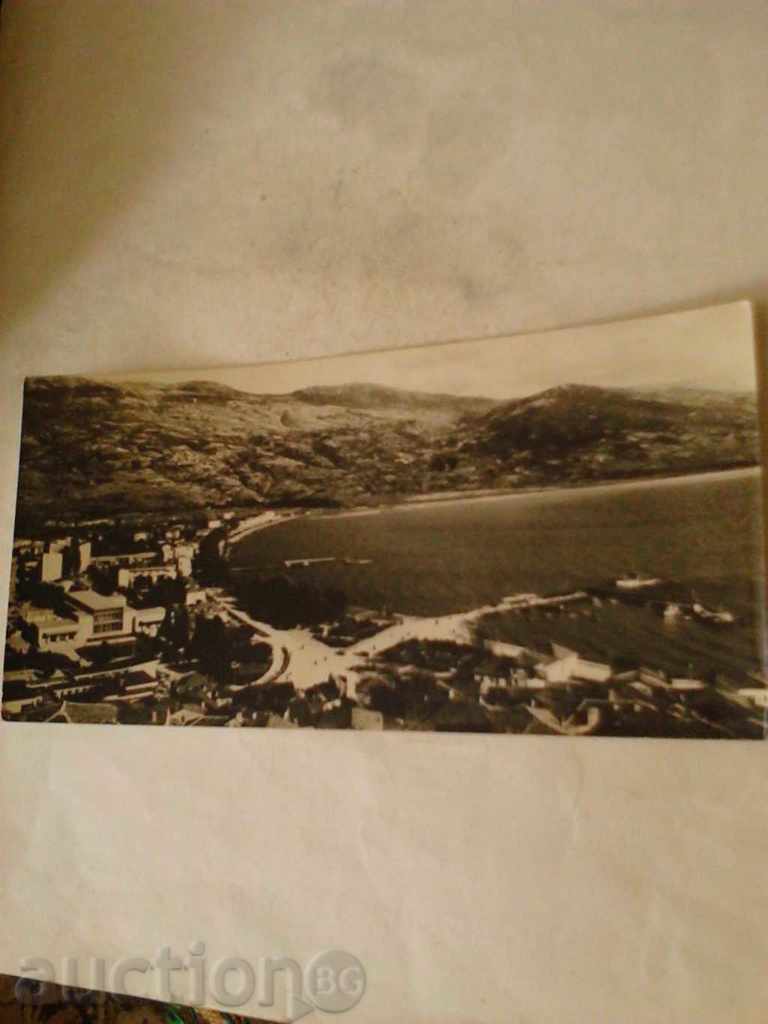 Пощенска картичка Охрид Панорама 1964