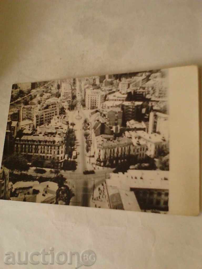 Пощенска картичка Bucuresti B-dul 6 Martie si plata 1961