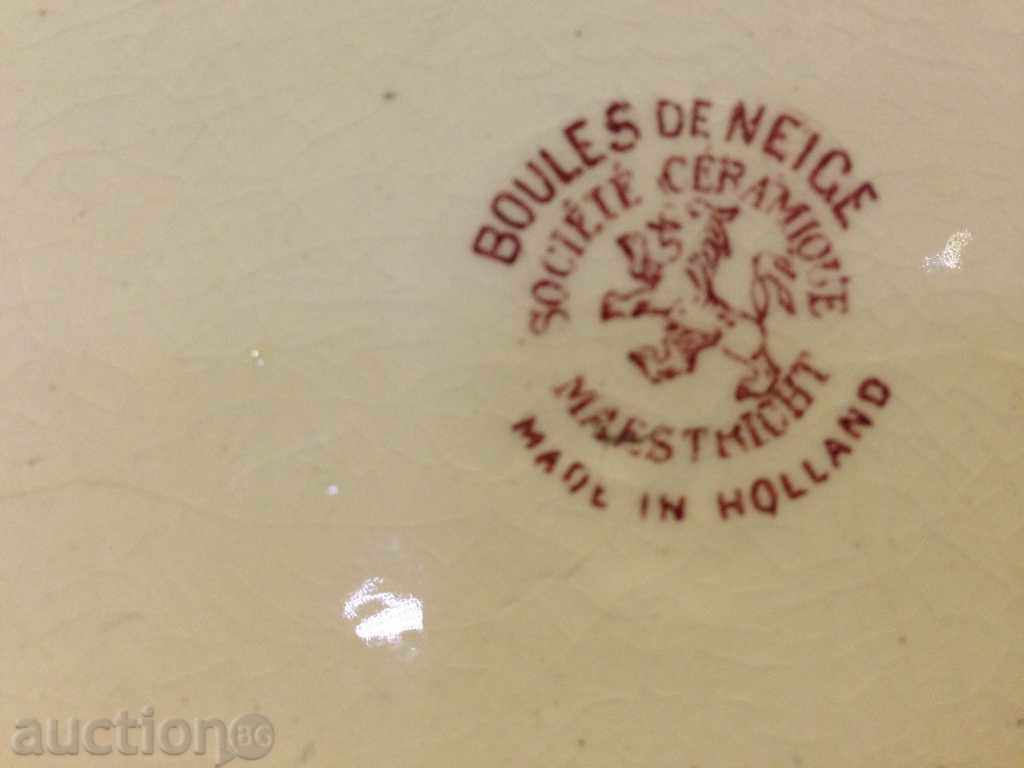 LEGEND AND WASH BASIN / Societe Ceramique Maestricht 1836-1969 - 5