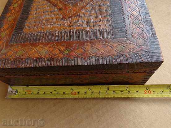 Old wooden pyrographic box - 5 Old wooden pyrographic box - 5