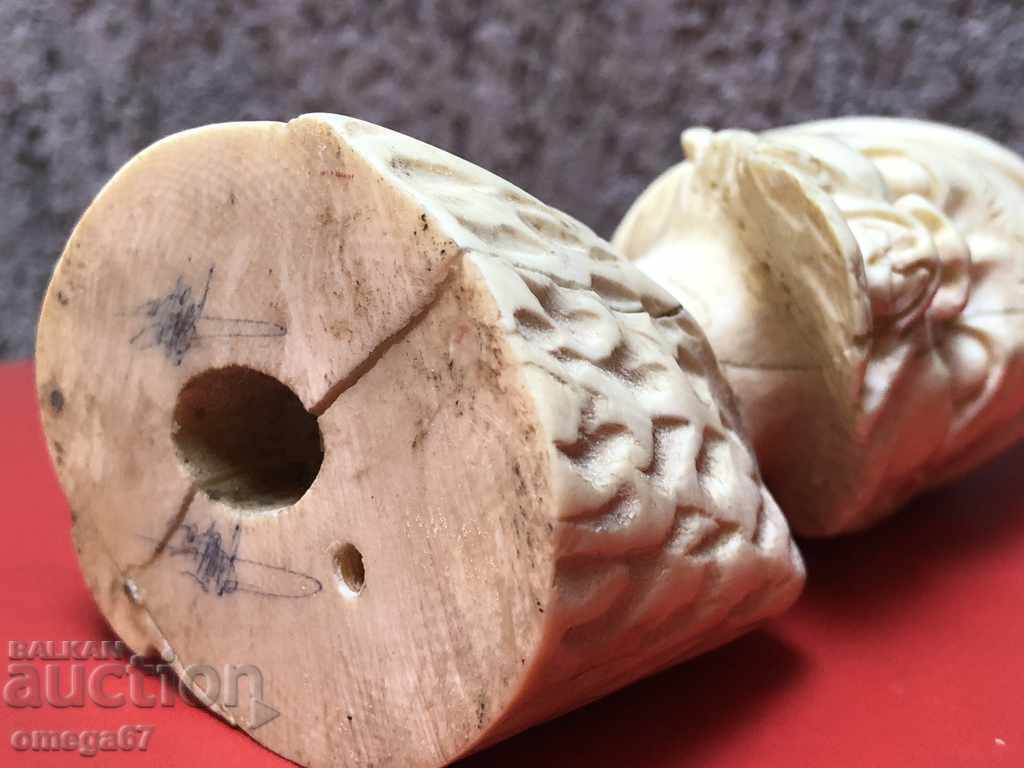 Ivory, exquisite item, male bust - 5