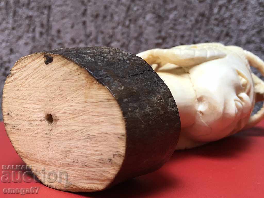 Ελεφαντόδοντο ωραία γυναικεία προτομή - 7 Ελεφαντόδοντο ωραία γυναικεία προτομή - 7