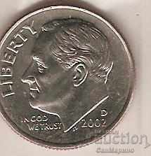1 dime USA 2002 D * with price 0.50 BGN | € 0.26 1 dime USA 2002 D * with price 0.50 BGN | € 0.26