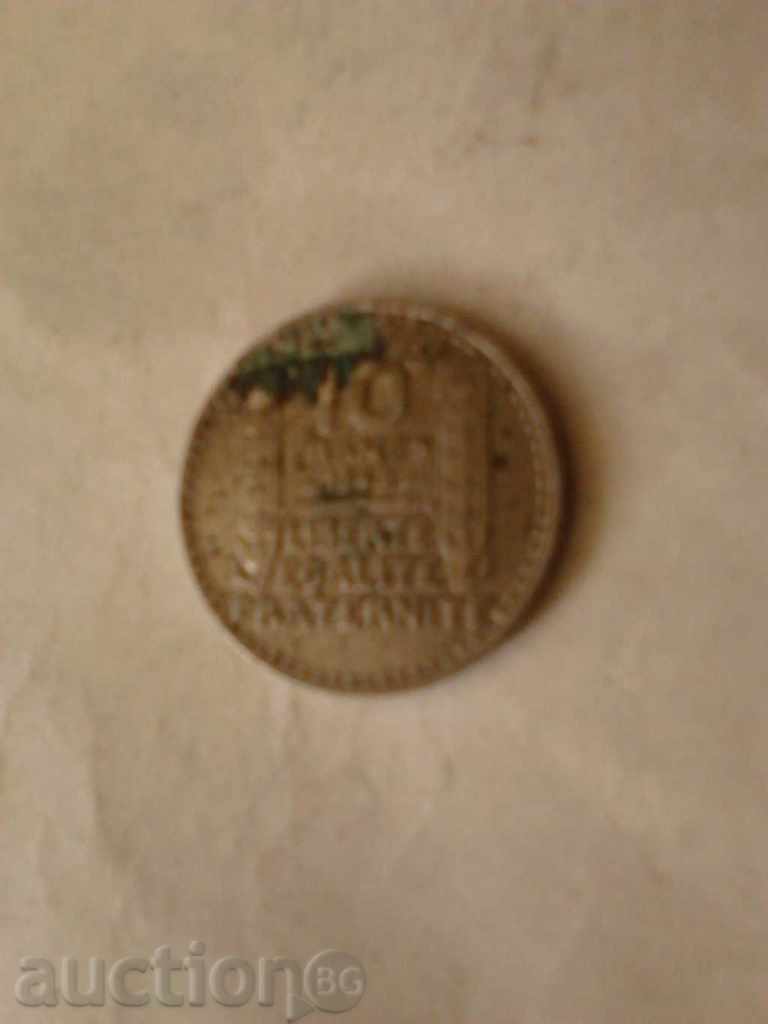 Франция 10 франка 1948