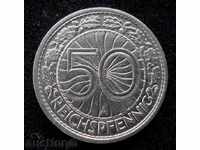 (¯` '• 50. pfenigi 1928A GERMANIA ¸. •' '°)