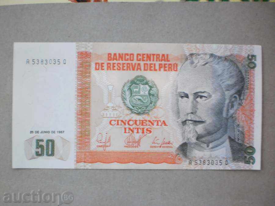 50 INTIS 1987 PERU