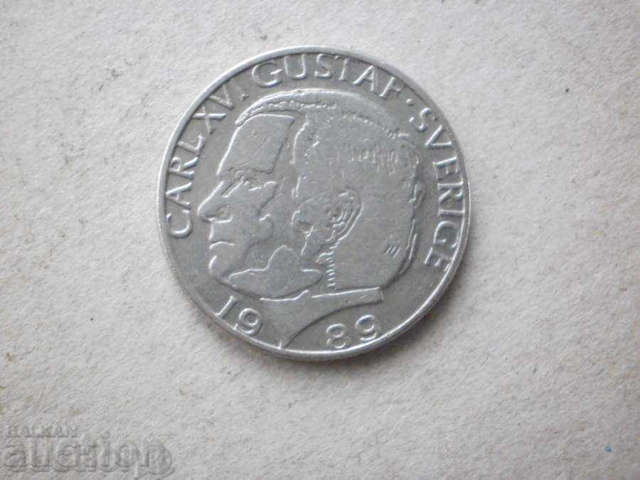 1 Kroon 1989 SUEDIA cu preț € 0.18 | 0.35 BGN