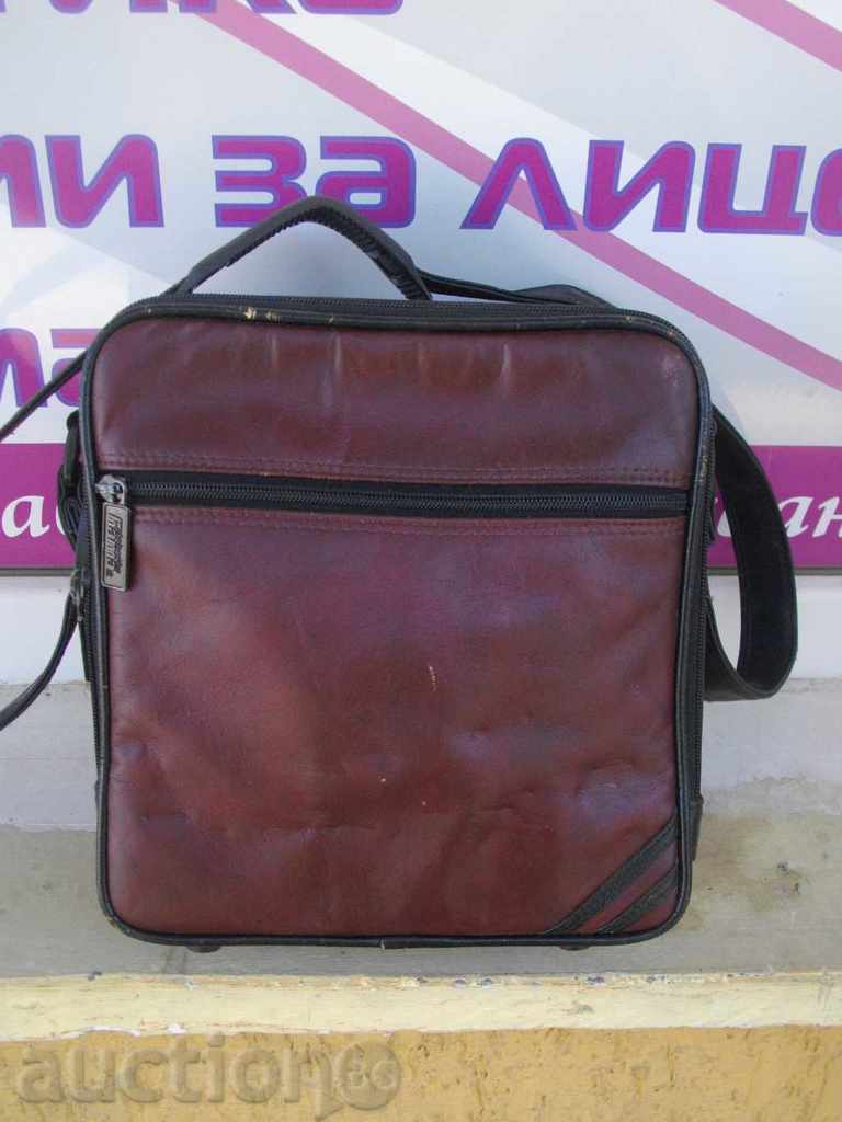 Camera leather bag