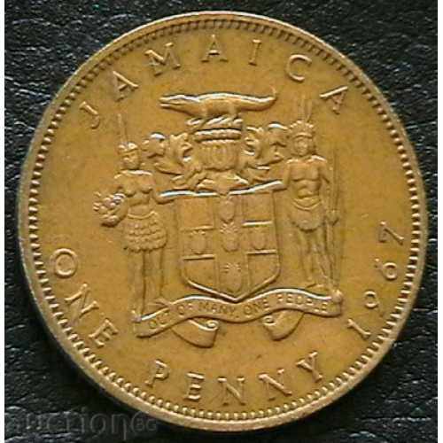 1 penny 1967, Jamaica