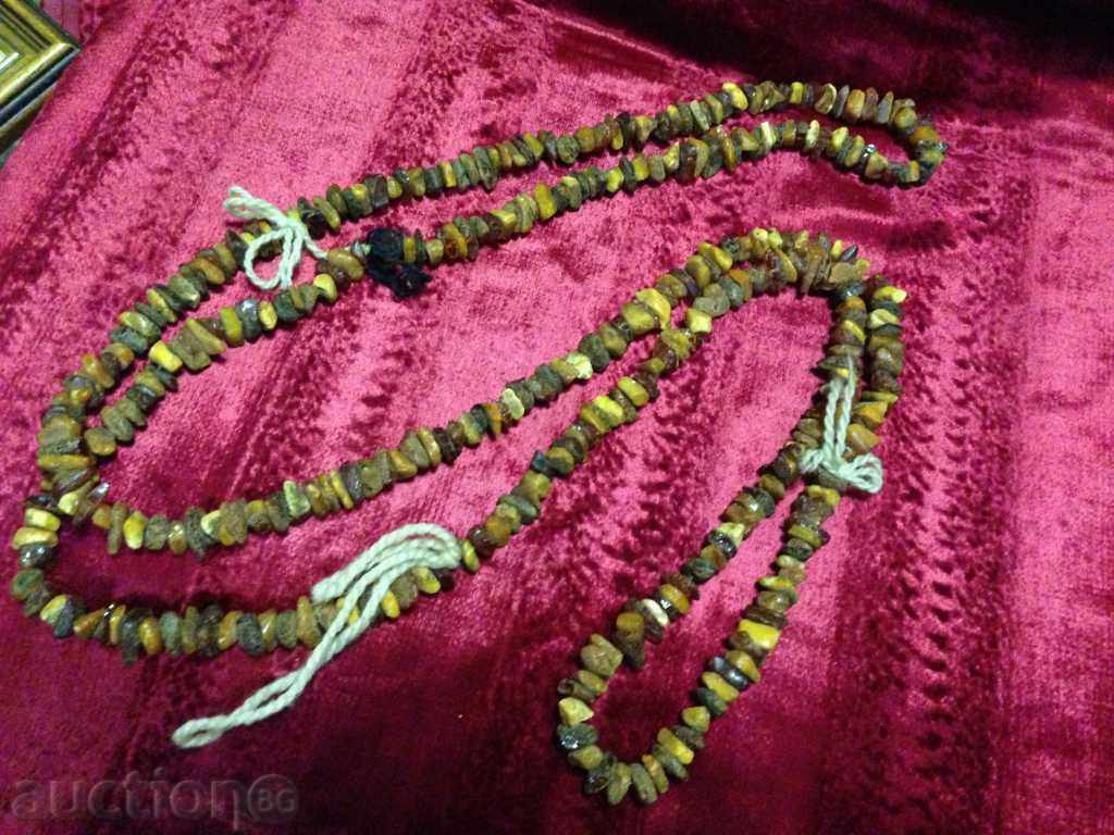 Auction Necklace of unprocessed amber / 180cm / 132gr Auction Necklace of unprocessed amber / 180cm / 132gr