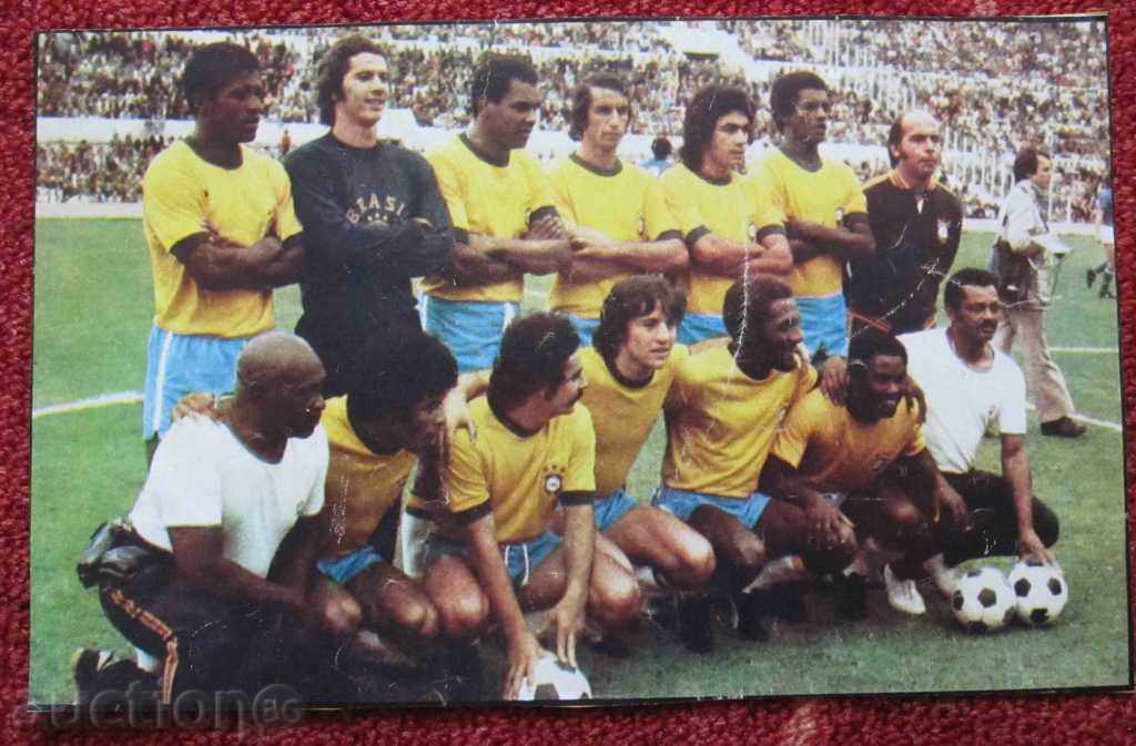 Βραζιλία 1974 εικόνα του ποδοσφαίρου
