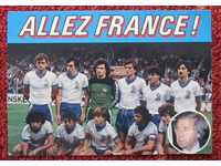 Franța 1984 carte de fotbal