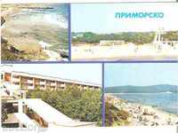 Καρτ ποστάλ Βουλγαρία Primorsko 4 *