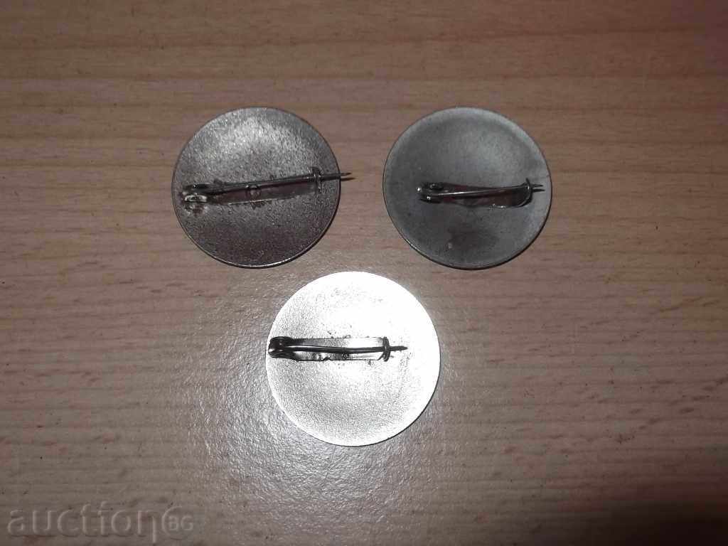 Delivery of No * 1212 Lot Three Old Badges Delivery of No * 1212 Lot Three Old Badges