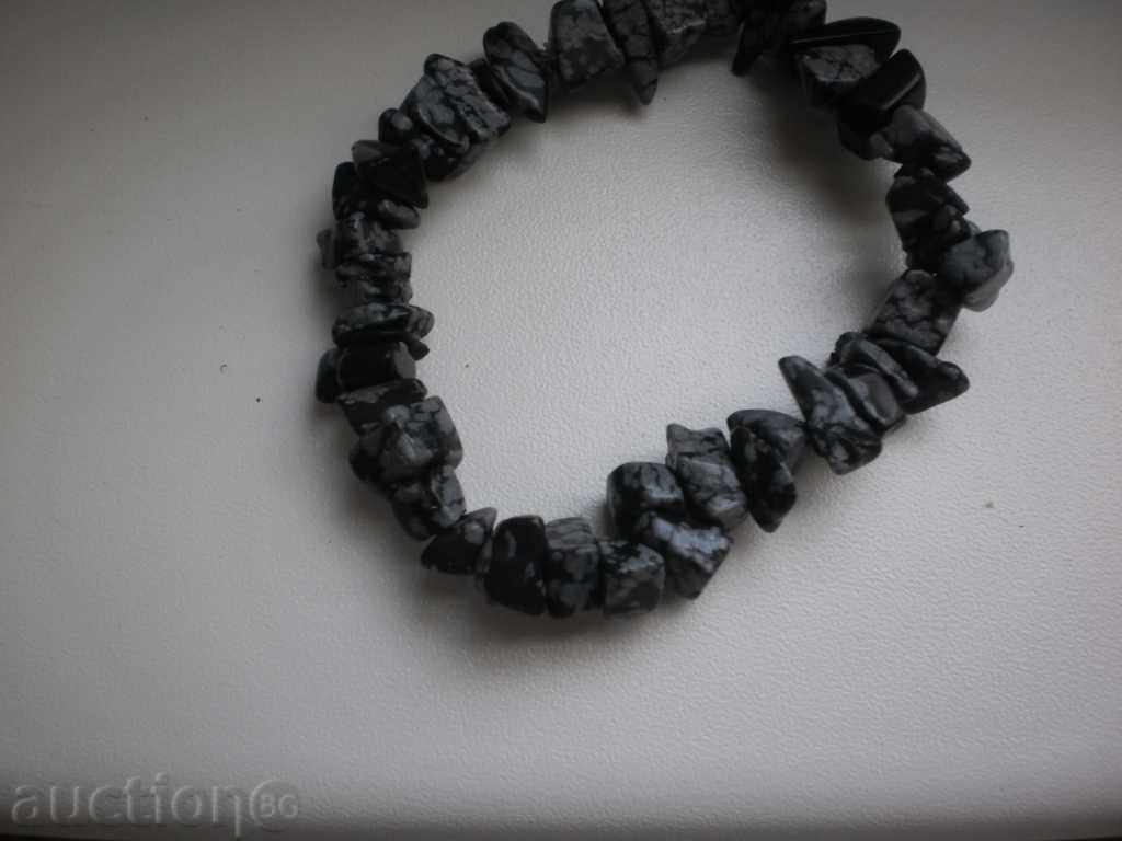 Auction Bracelet made of Dalmatian jasper Auction Bracelet made of Dalmatian jasper