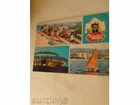 Пощенска картичка Слънчев бряг Ханска шатра 1973