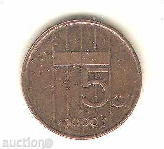 +Холандия  5  цента  2000 г.