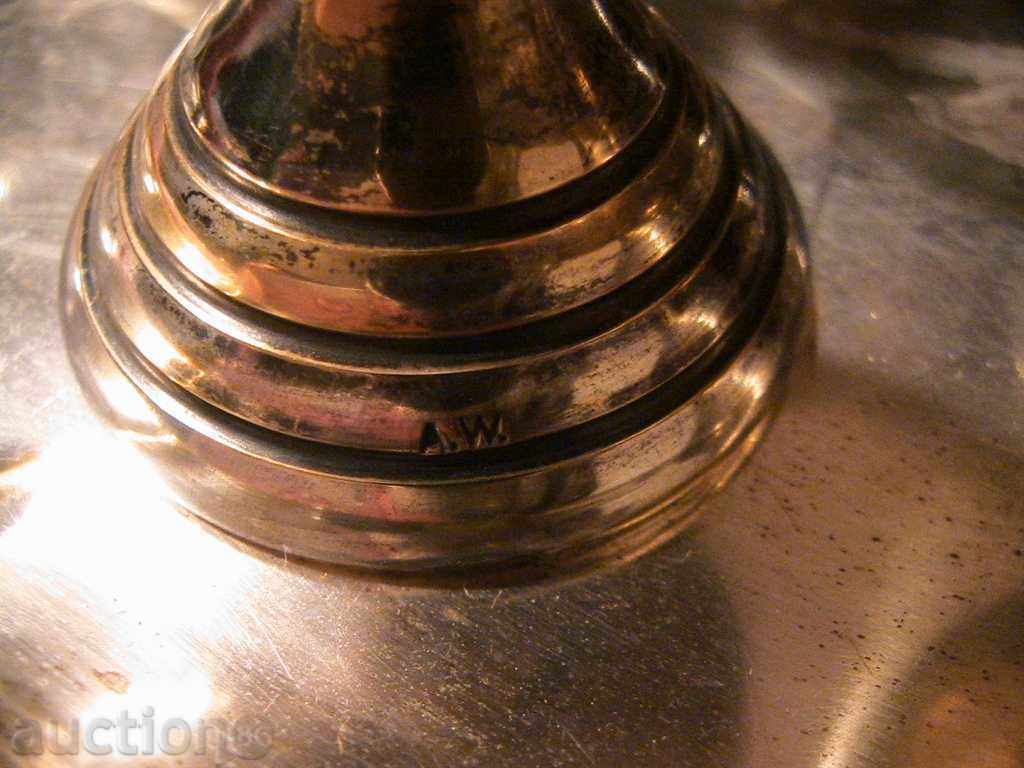 ANTIQUE SERVICE - TRAY with 6 pcs. CUPS, SILVER, Austria - 7 ANTIQUE SERVICE - TRAY with 6 pcs. CUPS, SILVER, Austria - 7