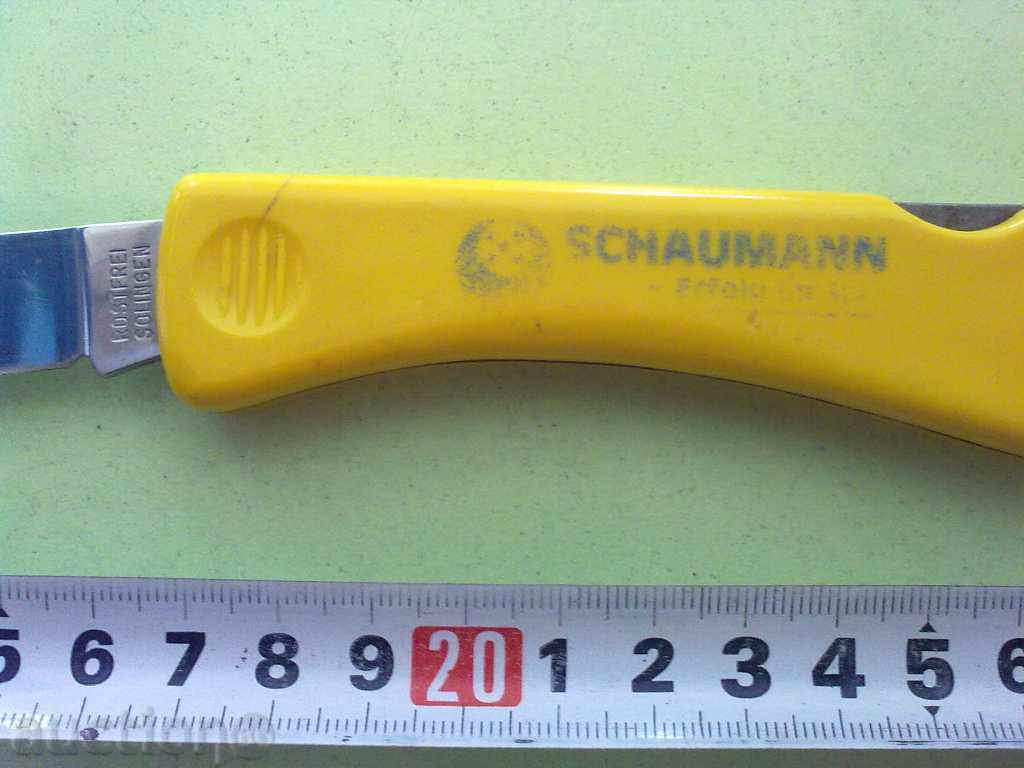 KNIFE-SOLINGEN-SCHAUMANN,knife with price 30.00 BGN | € 15.34 KNIFE-SOLINGEN-SCHAUMANN,knife with price 30.00 BGN | € 15.34