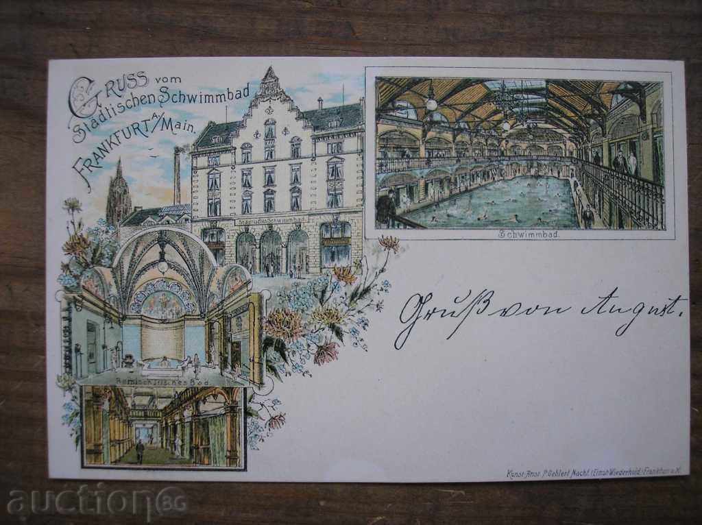 Germania - carte poștală Frankfurt 1898