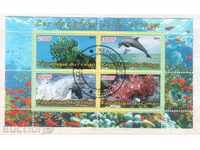 CONGO 2012   Фауна – Делфини  блок от 4 марки