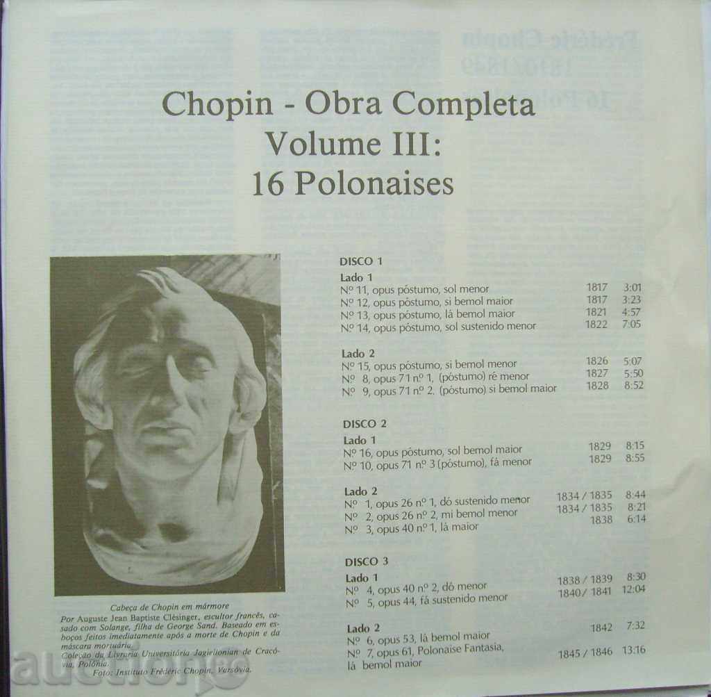 Auction Frederick Chopin - 16 Poles / Classical Music Auction Frederick Chopin - 16 Poles / Classical Music
