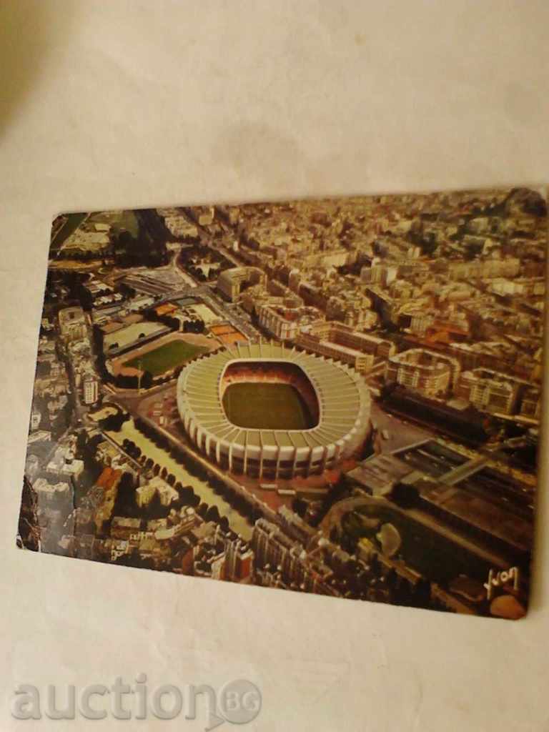 Carte poștală Paris Le Parc des Princes 1976