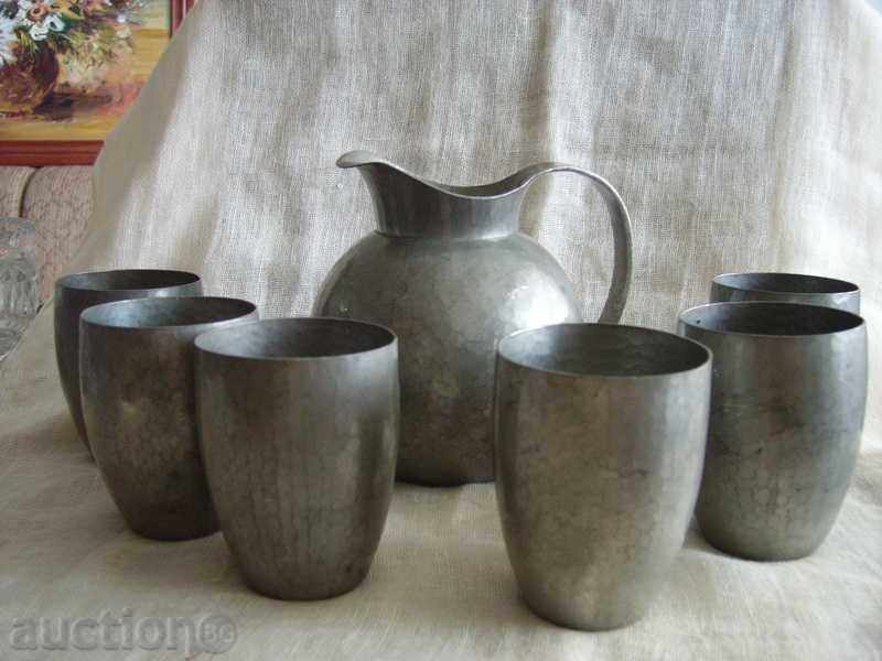 Sell ​​forged zinc wine service