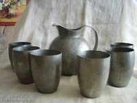 Sell ​​forged zinc wine service
